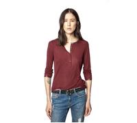 T-Shirt - ZADIG & VOLTAIRE - Chlo Foil - Modal - Manches courtes - Col arrondi L