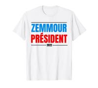 T-Shirt Zemmour Président 2022 Tee Shirt Soutiens Zemmour T-Shirt