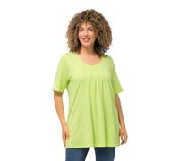 T-Shirt, Zierfalten, A-Linie, Rundhals, Halbarm, Modal, T-Shirts,