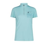 T-shirt ½ zip avec poche femme CMP Bleu