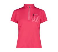 T-shirt ½ zip avec poche femme CMP Rose