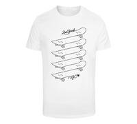 ZOO YORK T-Shirt 'Skating' noir / blanc, Taille S