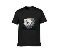 T-Shirts À Col Ras du Cou, Georges St Pierre T-Shirts Classiques, Coupe Classique, Manches Courtes, Toutes Saisons, Streetwear (A L)