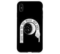 T-Shirts à Design Graphique Cool Space Love, I Love You to The Moon Coque pour iPhone XS Max
