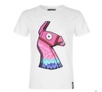 T-Shirts à Manches Courtes,Epic Games Fortnite, Blanc pour enfants garcon 12 ans