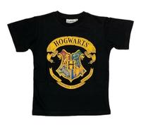 T-Shirts à Manches Courtes Harry Potter - Garçon Coton Débardeur Harry Potter (FR/ES, Âge, 10 Ans, Taille Normale, Noir-A)