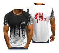 T-Shirts à Manches Courtes Homme for The HOR-DE, Classiques T Shirt All-Match Respirant, Décontractés Mode Tops Tees(White,3XL)