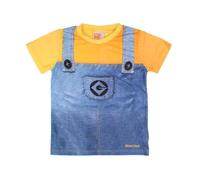 T-Shirts à Manches Courtes Minions - T-Shirt T-Shirt Manches Courtes Débardeur Minions (FR/ES, Âge, 8 Ans, Taille Normale, Jaune)
