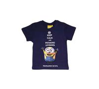 T-Shirts à Manches Courtes Minions - Tee-Shirt Manches Courtes Minions (FR/ES, Âge, 5 Ans, Taille Normale, Tee-Shirt Manches Courtes Minions-D)