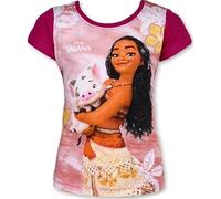 T-Shirts à Manches Courtes Vaiana - T-Shirt Manches Courtes Vaiana Disney (FR/ES, Âge, 4 Ans, Taille Normale, T-Shirt Vaiana Disney - D)