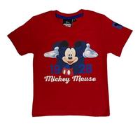T-Shirts à Manches courtesMickey Disney - Garçon Débardeur Mickey Disney (FR/ES, Âge, 4 Ans, Taille Normale, Short Sleeve T-Shirt-E)