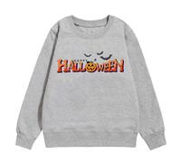 T-shirts à manches longues pour filles - Loisirs - Haut ample - Manches longues - T-shirt thermique - Couleur unie - Vêtement régulier - Coton - Costume d'Halloween - Hauts classiques