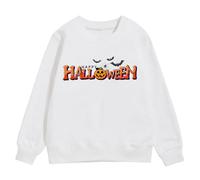 T-shirts à manches longues pour filles - Loisirs - Haut ample - Manches longues - T-shirt thermique - Couleur unie - Vêtement régulier - Coton - Costume d'Halloween - Hauts classiques