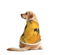 T-shirts abeilles et fleurs pour chiens - Vêtements pour chiens de grande et moyenne taille - Chemises confortables pour chien, parfaites pour un usage quotidien