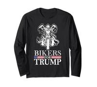 T-Shirts Bikers for Pro Trump Fiers US Citizens Femmes Hommes Manche Longue