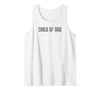 T-Shirts chrétiens pour Hommes Enfant de Dieu Vintage Débardeur