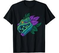T-Shirts Confortable Sportswear Classique T-Shirt De Sport pour Running Pêche Fitness Quetzalcoatl, Dieu Maya, Dragon-Serpent Aztèque, Mythologie Mexicaine M