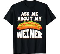 T-Shirts Confortable T-Shirt De Sport Classique Tee Shirt pour Running Pêche Fitness Hot-Dog Rigolo - Posez-Moi des Questions sur Mon Teckel ! Amateur De Nourriture pour Chiens M