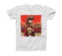 T-Shirts De Sport pour Hommes Basique Running Haut Soldat Romain Effrayant d'halloween Légion Empire Romain Durable T-Shirts De Sport pour Fitness Unisexe Été 3XL