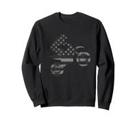 T-shirts Dirt Bike pour hommes drapeau américain motocross enduro Sweatshirt