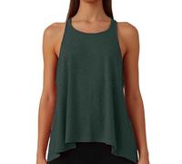 T-Shirts Et Tops de Sport Femme sans Manches Debardeur Running Ample Couleur Unie De D'Entraînement Musculaire La Course à Pied Tank Top Casual Classique Confortables Regular Fit Haut