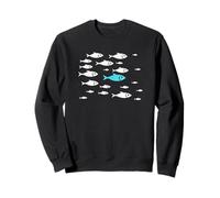 T-shirts Fish Swim with the Current in the Sea pour hommes et femmes Sweatshirt