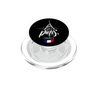 T-Shirts Graphiques Paris France Tour Eiffel Skyline Paris PopSockets PopGrip pour MagSafe