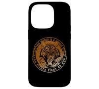 T-shirts graphiques pour hommes This World is a Jungle Tiger Tee Coque pour iPhone 14 Pro