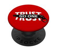 T-Shirts Graphiques Trust No One - Citations Graphiques de Motivation PopSockets PopGrip Adhésif