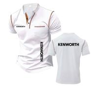 T-Shirts Henley Hommes Confortables À Manches Courtes pour K.e.nw.o.RT.h Séchage Rapide Imprimé sous Vêtements Polo Doux Fitness-BaiSe||s