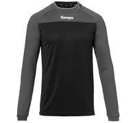 Kempa Prime Longsleeve T-Shirt Homme, Noir/Anthracite, 152