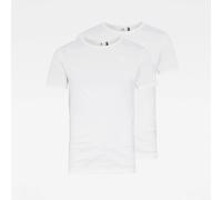 T-shirts manches courtes G-Star Base r t (x2) Blanc 2XS