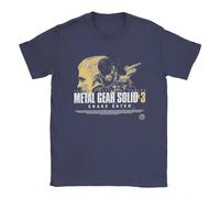 T-Shirts Metal Gear Solid pour Hommes, T-Shirts Humoristiques À Col Rond Et Manches Courtes, Grande Taille (B M)