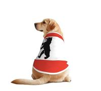 T-shirts pour animaux de compagnie avec drapeau de Berlin - Vêtements pour chiens de grande et moyenne taille - Chemises confortables pour chien, parfaites pour un usage quotidien
