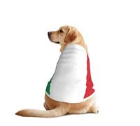 T-shirts pour animaux de compagnie avec drapeau italien - Vêtements pour chiens de grande et moyenne taille - Chemises confortables pour chien, parfaites pour un usage quotidien