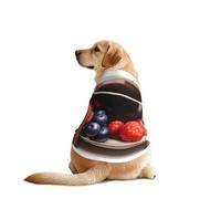 T-shirts pour animaux de compagnie fruits et chocolat pour chiens de grande et moyenne taille, chemises confortables pour chiens, parfaites pour un usage quotidien