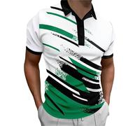 T-shirts pour homme Royaume-Uni, polos pour hommes adultes à col rabattu - Polo à manches courtes - T-shirt d'affaires formel léger - T-shirt de sport respirant pour un usage quotidien, athlétique