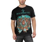 T-Shirts pour Hommes BOC-Rock Band, avec Impression Hip-hop, Manches Courtes, Streetwear Urbain,Tee-Shirts Graphiques 2XL