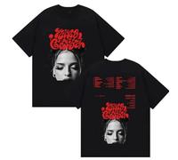 T-Shirts pour Hommes Et Femmes Nina Rapper Chu-ba Arena Tour 2025 Tee Court Rétro Hip-hop Mode Coton Unisexe Top Vêtements Décontractés De Style Urbain-Black||s