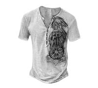 T-shirts pour hommes mythologies nordiques graphiques manches courtes léger haut de loisirs confortable respirant coupe ample décontracté hommes t-shirts d'été t-shirts de sport élégants, a7, L