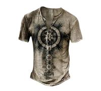 T-shirts pour hommes mythologies nordiques graphiques manches courtes léger haut de loisirs confortable respirant coupe ample décontracté hommes t-shirts d'été t-shirts de sport élégants, a2, 5XL