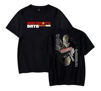 T-Shirts pour Hommes Taro Sakamoto Manches Courtes Imprimées Coton Vintage Unisexe T-Shirt Mode Harajuku Y2k Top Vêtements Hommes/Femmes-Pink||3X_l