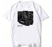 T-shirts rétro Allemagne EUDM - E34 M5, manches courtes, été, homme, légende ancienne E30 M3, voiture classique, t-shirt, haut décontracté, t-shirt blanc pour homme Caractéristiques spéciales : Respir