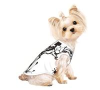 T-Shirts Squelette pour Chiens sur Le thème du Jour des Morts - Vêtements Respirants pour Animaux de Compagnie - T-Shirt pour chiotset