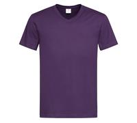 Stedman Apparel T-Shirt Classique à Manches Courtes et col en V pour Homme ST2300, Violet (Deep Berry), XXL
