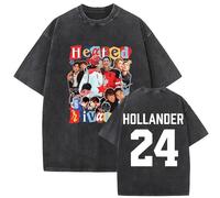 T-Shirts Vintage Heated Rivalry Rozanov Hollanov 24 81 Movie 2026 T-Shirts pour Hommes Et Femmes Hauts Imprimés Rétro Manches Courtes Veste Ample en Coton XS-3XL-Black&c||l