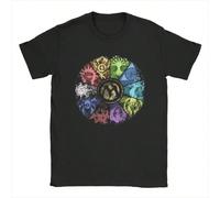 T-shirts vintage Magic Gathering MTG pour hommes et femmes, 100% coton, t-shirts col rond, t-shirts à manches courtes avec roue de guilde, idée cadeau, marchandise L,M,S,XL,XXL,XXXL