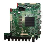 T.SK708D.81 WiFi 4 cœurs 4K Carte Pilote 2G Cache 16G mémoire Smart TV Carte mère Mise à Niveau et réaménagement du dernier modèle(1G 8G)