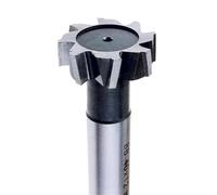 T Slot Milling Cutter HSS High Speed Steel Brazing Carbide Groove End Mill Machining Steel Metal Aluminum(HSS,20x2H)