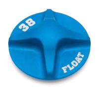 (T) Spring Hardware: 2021 38 FLOAT Air Topcap, Al, Blue Ano ( Ajouter le joint 029-03-008 avec cette pièce )